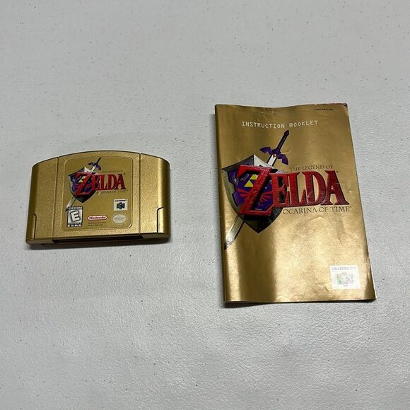 Nintendo N64 Zelda Ocarina Of Time Game Collector’s Edition - Tested & Works